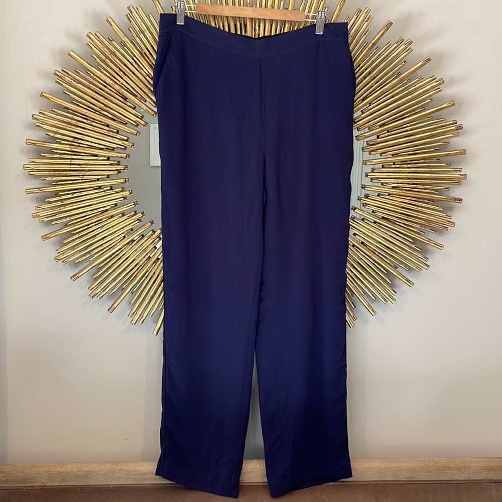 Baldwin Navy Comfortable Trousers
